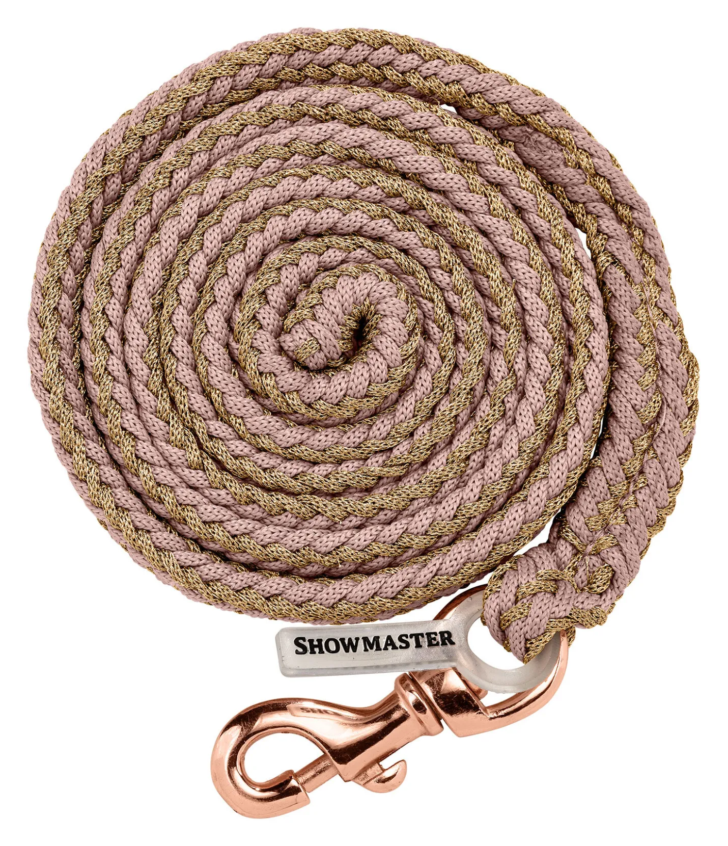 Felix Bühler Longe pour poulain et shetland SHOWMASTER Shimmering rose givrée Hot