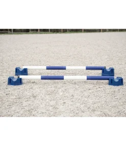 SHOWMASTER Lot de 6 mini-blocs pour cavalettis bleu