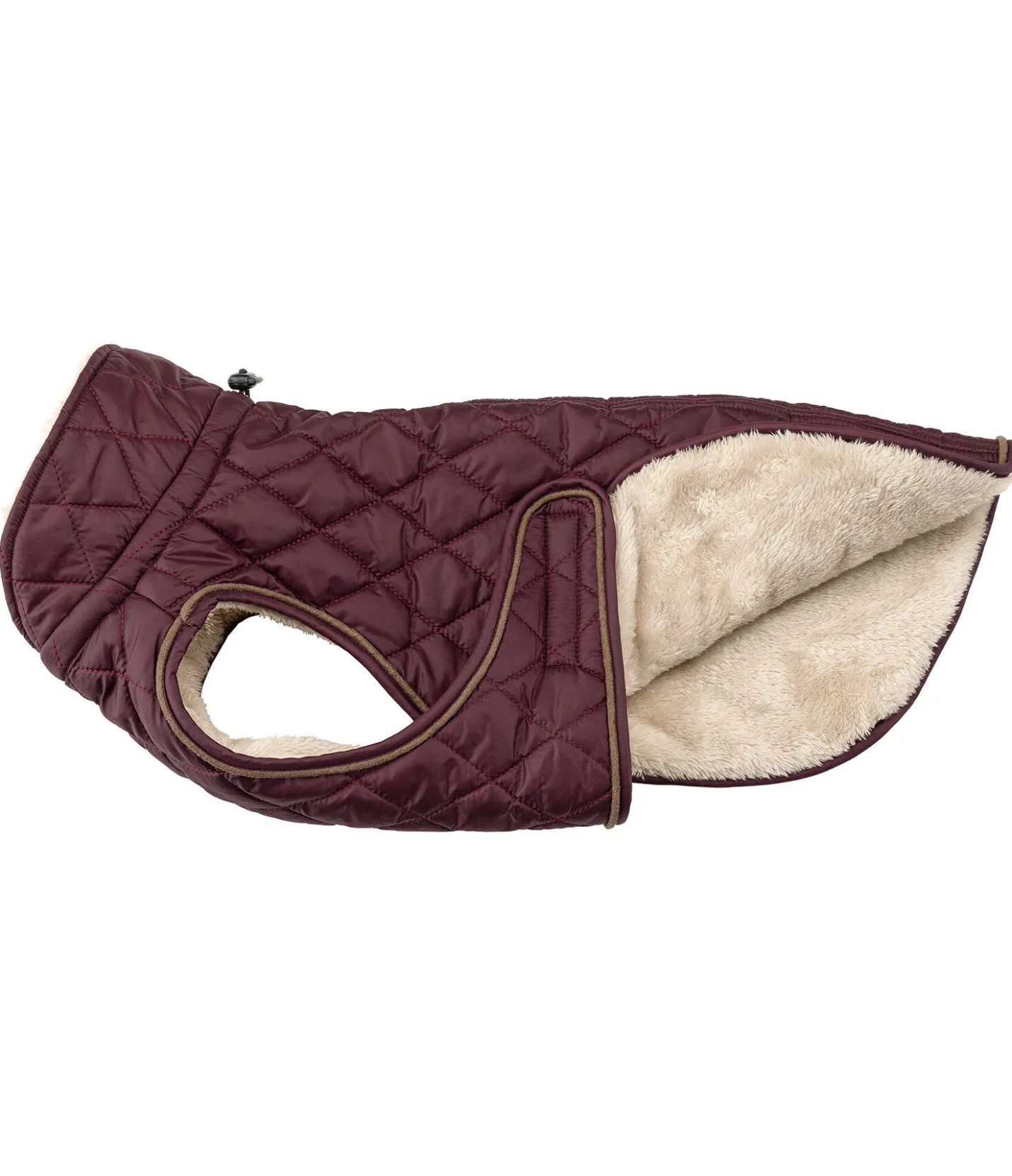sugar dog Manteau avec doublure en polaire Teddy pour chien Archie, 160 g cerise