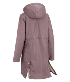 Felix Bühler Manteau de pluie avec doublure en fourrure Teddy Paris rose ancien Best
