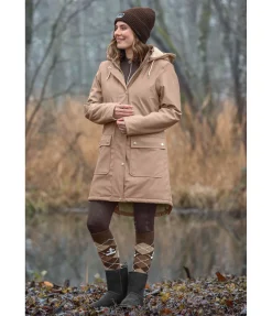 Felix Bühler Manteau de pluie avec doublure en fourrure Teddy Paris latte macchiato Sale