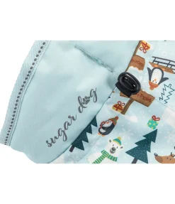 sugar dog Manteau d'hiver pour chien Candy Cane, 120 g bleu hiver Hot
