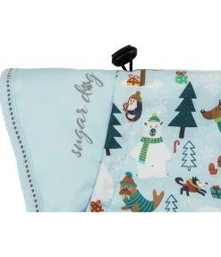 sugar dog Manteau d'hiver pour chien Candy Cane, 120 g bleu hiver Hot
