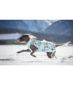 sugar dog Manteau d'hiver pour chien Candy Cane, 120 g bleu hiver Hot