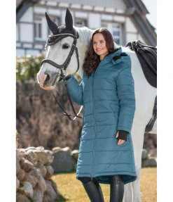 STEEDS Manteau d'équitation à capuche Davos II aquamarine Clearance