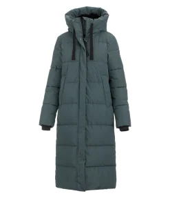 Felix Bühler Manteau d'équitation matelassé à capuche Anne thé vert Clearance