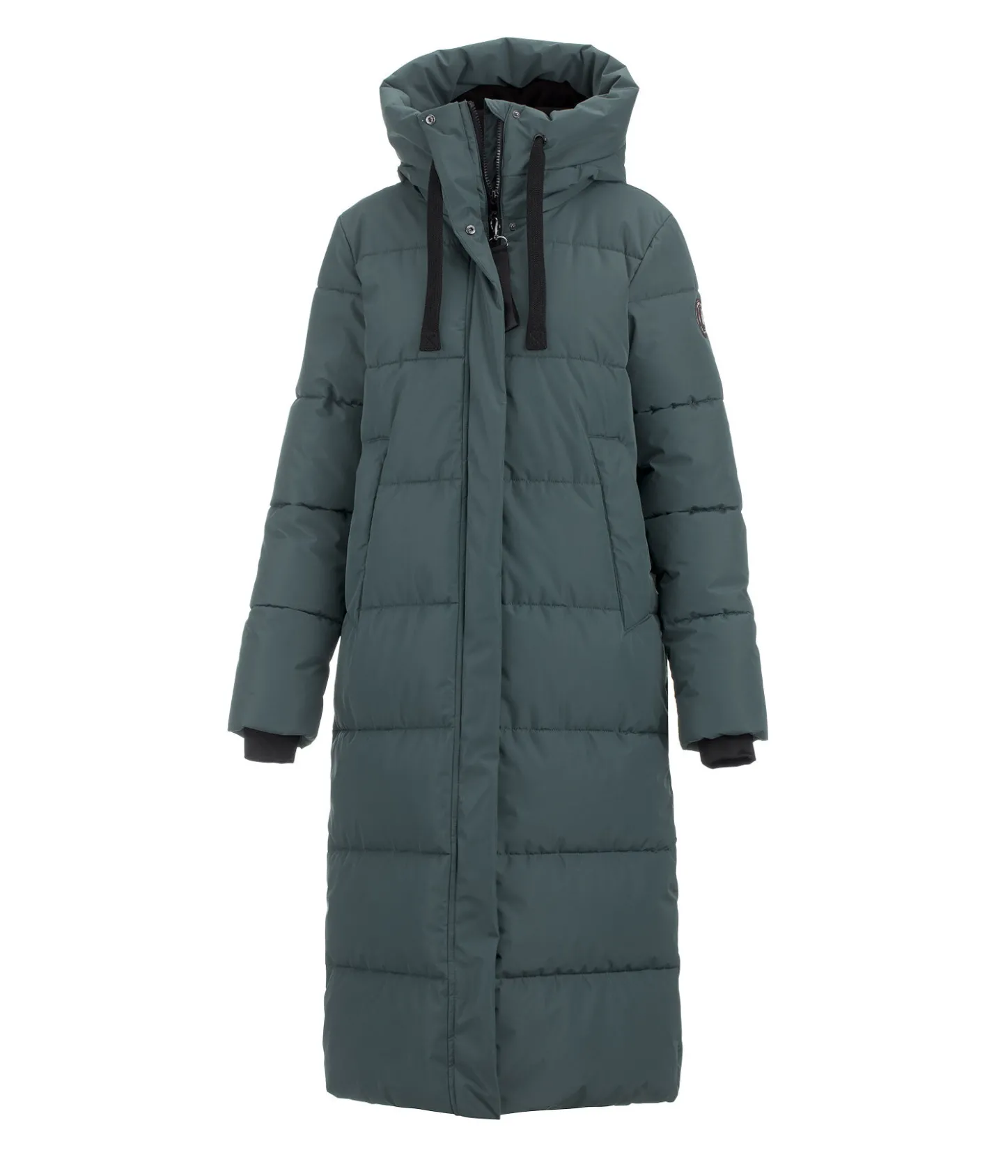 Felix Bühler Manteau d'équitation matelassé à capuche Anne thé vert Clearance