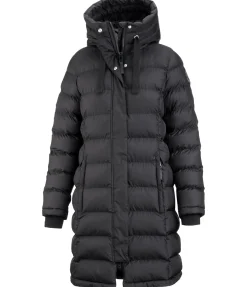 Felix Bühler Manteau d'équitation matelassé à capuche Minou noir Best