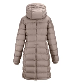 Felix Bühler Manteau d'équitation matelassé à capuche Minou noisette New