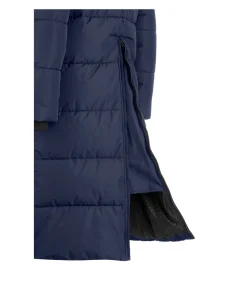 Felix Bühler Manteau d'équitation matelassé à capuche Anne navy classique