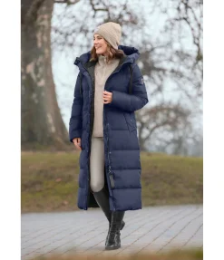 Felix Bühler Manteau d'équitation matelassé à capuche Anne navy classique