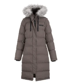 Felix Bühler Manteau d'équitation matelassé 2 en 1 Eleonor taupe foncé Best