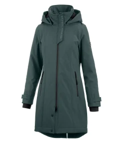 Felix Bühler Manteau d'équitation softshell à capuche Aurelie thé vert Discount