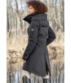Felix Bühler Manteau d'équitation softshell à capuche Aurelie noir New