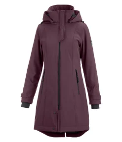 Felix Bühler Manteau d'équitation softshell à capuche Aurelie prune Sale
