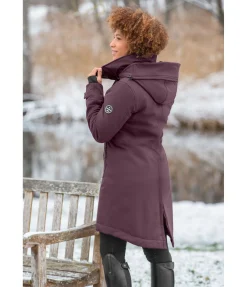 Felix Bühler Manteau d'équitation softshell à capuche Aurelie prune Sale