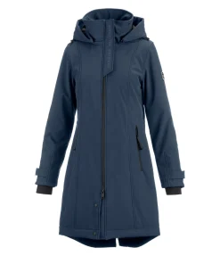 Felix Bühler Manteau d'équitation softshell à capuche Aurelie navy classique New