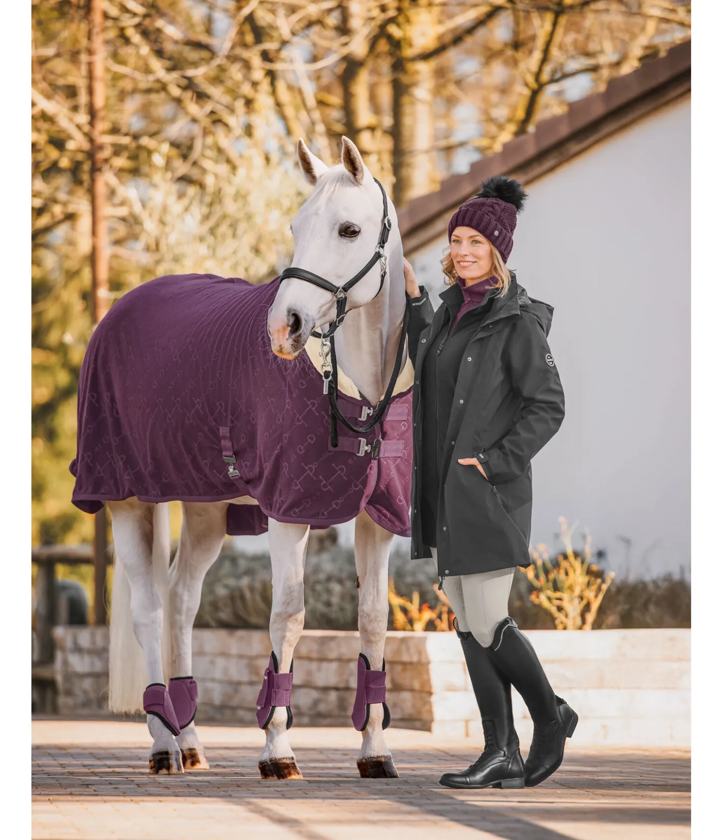 Felix Bühler Manteau d'équitation technique 3 en 1 à capuche Phoebe noir Sale