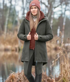 Felix Bühler Manteau d'équitation technique à capuche Eliza II vert sapin