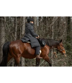 TWIN OAKS Manteau d'équitation technique LED Light Me Up noir New