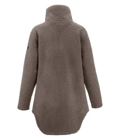 Felix Bühler Manteau en polaire Teddy Chiara noisette Clearance