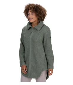Felix Bühler Manteau en polaire Teddy Chiara vert pastel Best