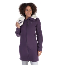 STEEDS Manteau polaire Camile baie noir Discount