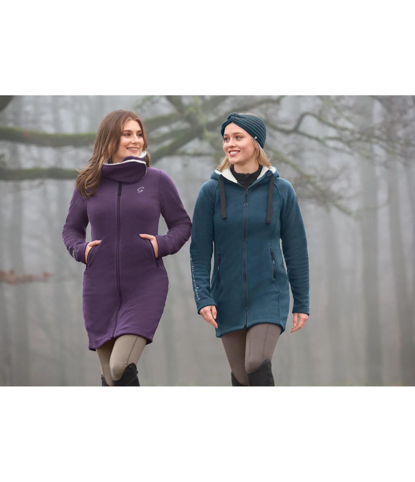 STEEDS Manteau polaire Camile baie noir Discount