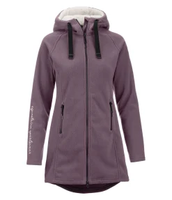 STEEDS Manteau polaire à capuche Greta raisin