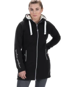 STEEDS Manteau polaire à capuche Greta noir