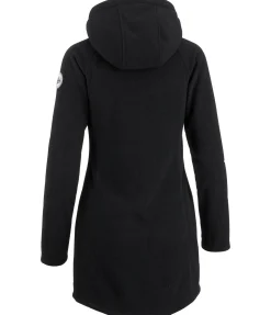 STEEDS Manteau polaire à capuche Greta noir