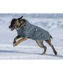 sugar dog Manteau pour chien matelassé avec doublure polaire Cliff, 200 g bleu fumée Hot