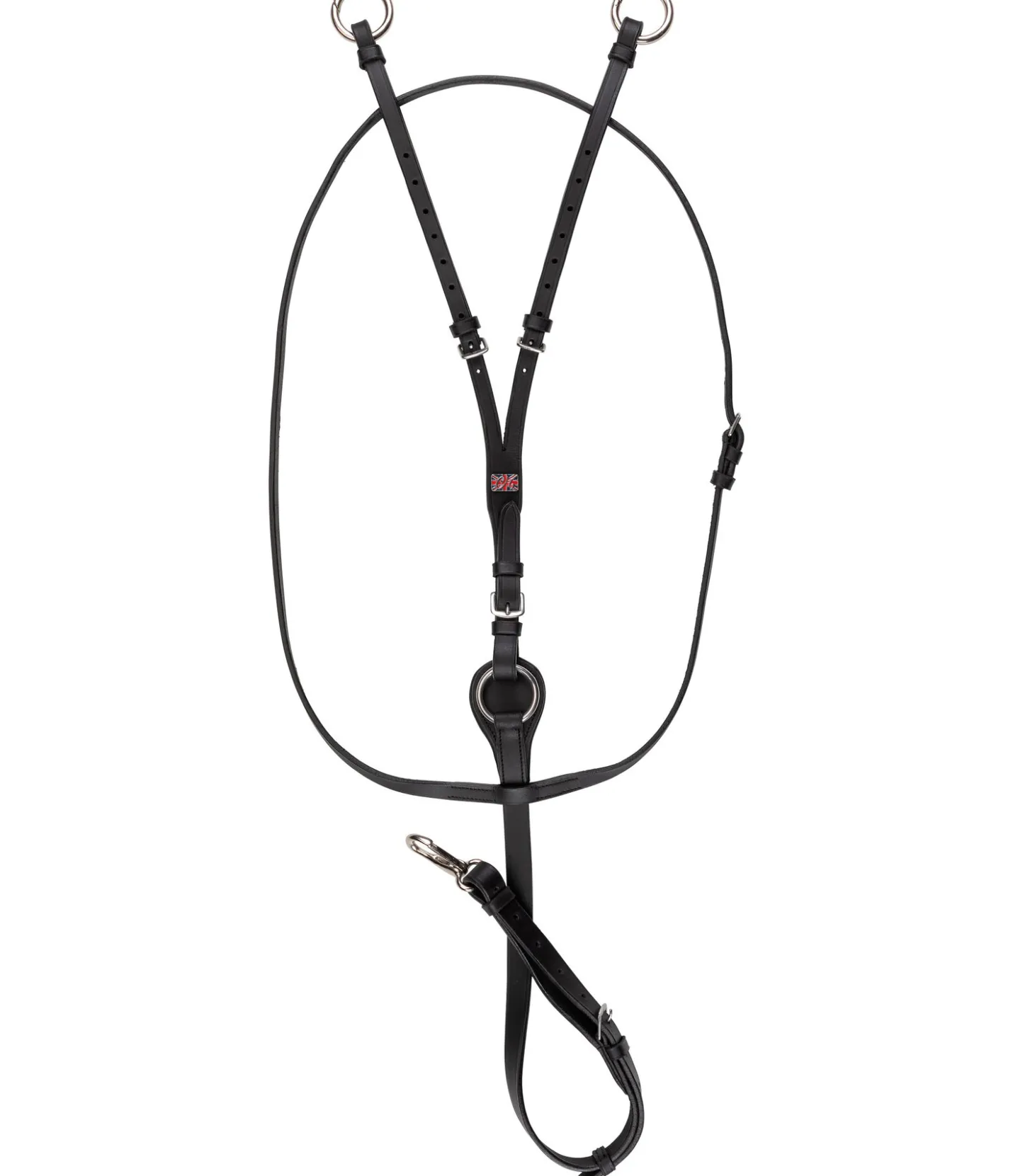 CLARIDGE HOUSE Martingale en cuir gras Quick Fit II noir Best