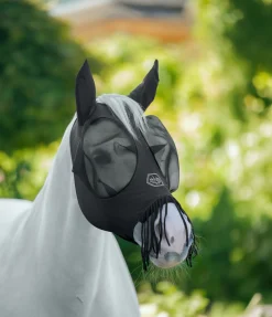 Felix Bühler Masque anti-mouches avec fermeture à glissière et protège-naseaux Stretch Comfort noir/noir Discount