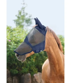 Felix Bühler Masque anti-mouches avec protège-naseaux Basic denim foncé Online