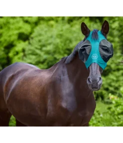 Felix Bühler Masque anti-mouches extensible avec fermeture à glissière Ear Free vert atlantique Clearance