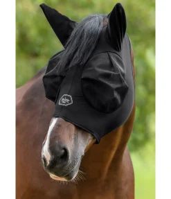 Felix Bühler Masque anti-mouches extensible avec fermeture à glissière noir/noir Best