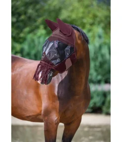 Felix Bühler Masque anti-mouches MVT avec franges Limerick acajou Best