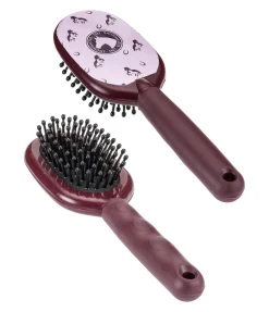 SHOWMASTER Mini brosse pour crinière et queue Champion pink pale New