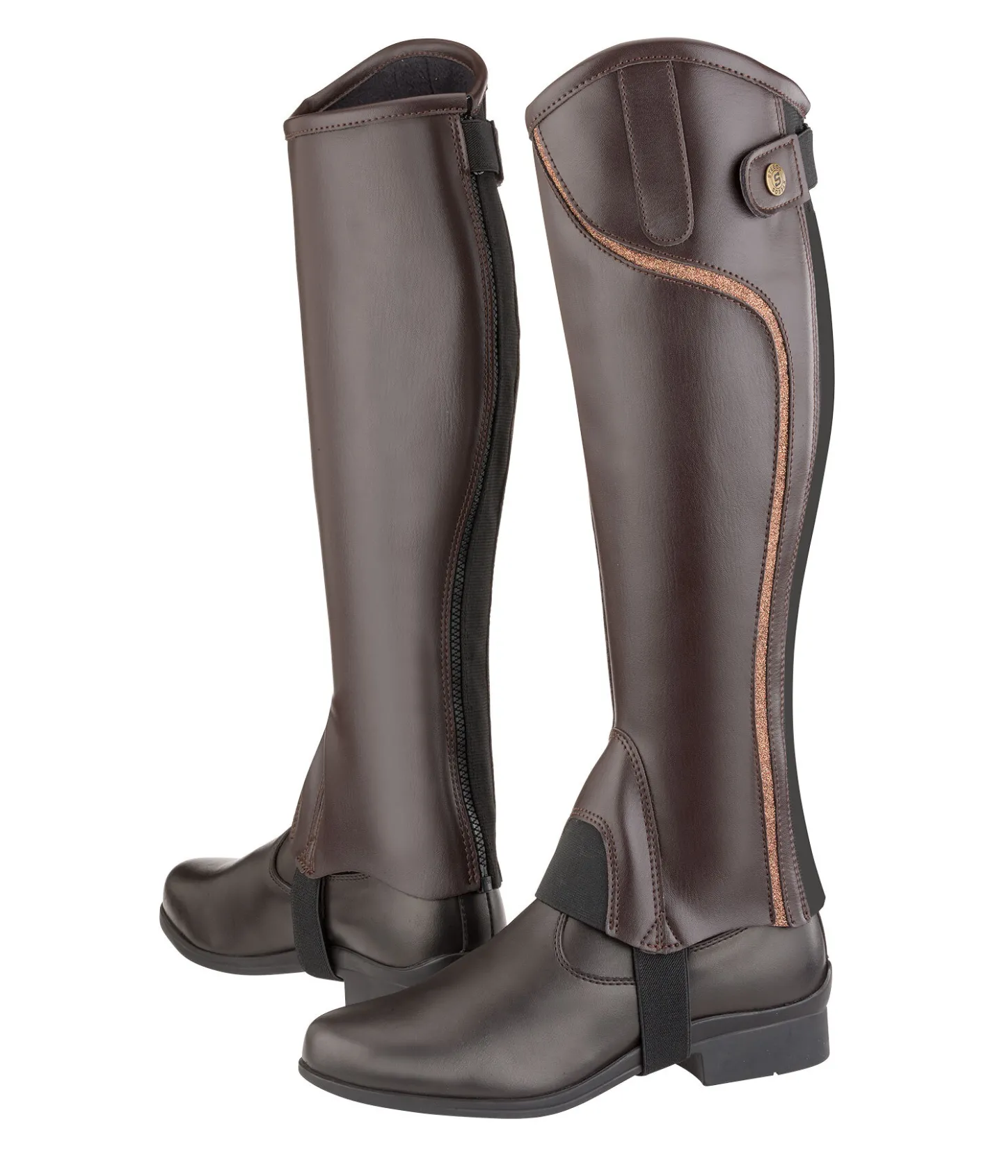 STEEDS Mini-chaps Sparkle marron foncé Sale