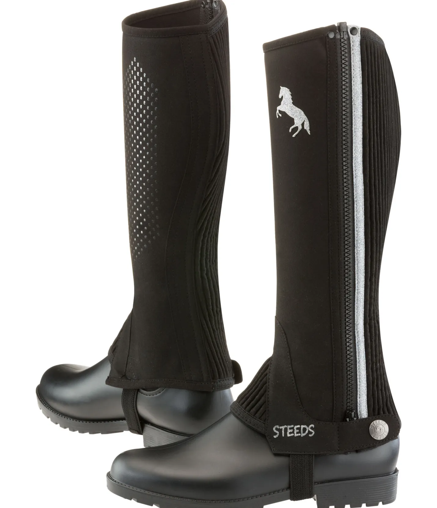 STEEDS Mini-chaps d'hiver enfant Lovelyn noir/argenté Online