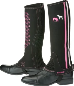 STEEDS Mini-chaps enfant Sadie noir Clearance