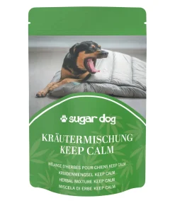 sugar dog Mélange d'herbes pour chien Keep Calm Clearance