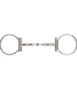 STONEDEEK Mors à anneaux Stainless Steel Offset Dee Snaffle Clearance