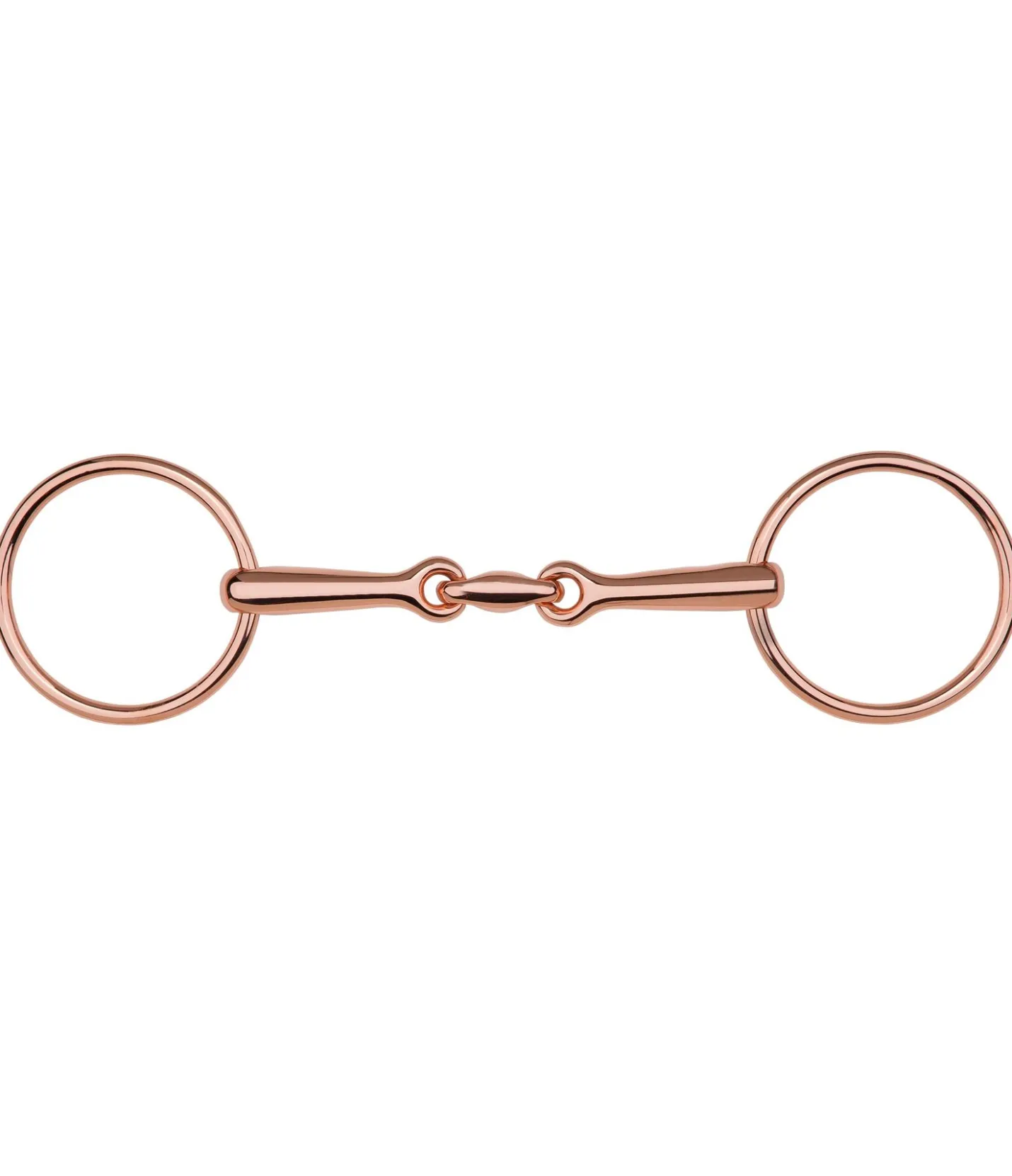 SILK STEEL Mors à anneaux double brisure Rosé rose-doré Online