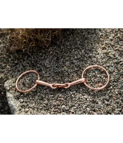 SILK STEEL Mors à anneaux double brisure Rosé rose-doré Online