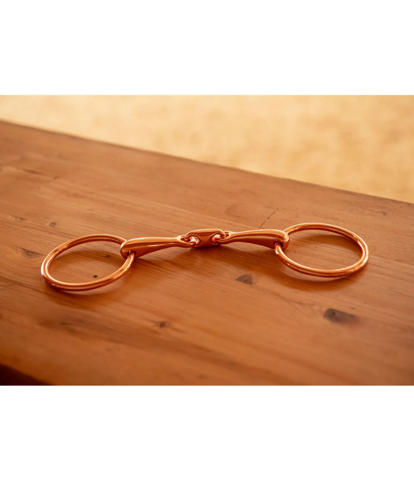 SILK STEEL Mors à anneaux double brisure Rosé rose-doré Online
