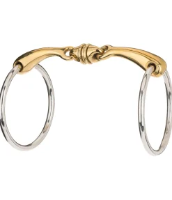 GOLD MEDAL Mors à anneaux double brisure Anatomical Roll épaisseur 16 mm Outlet