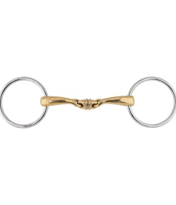 GOLD MEDAL Mors à anneaux double brisure Anatomical Roll épaisseur 16 mm Outlet