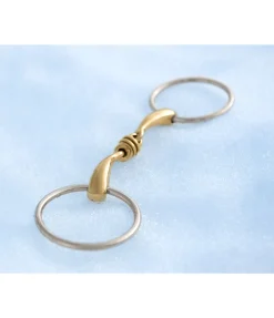 GOLD MEDAL Mors à anneaux double brisure Anatomical Roll épaisseur 16 mm Outlet
